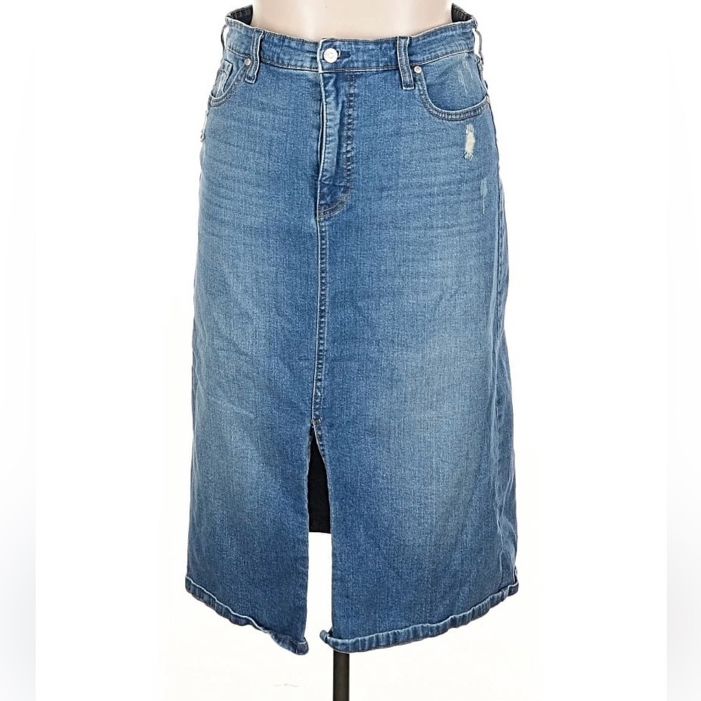 Wonderly Midi Jean Skirt